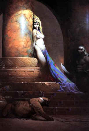 The popularity of Mr Frazetta's work coincided with the rise of heavy metal